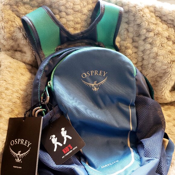 Osprey Daylite Kids Wave Blue O/S Everyday Pack - Picture 1 of 7